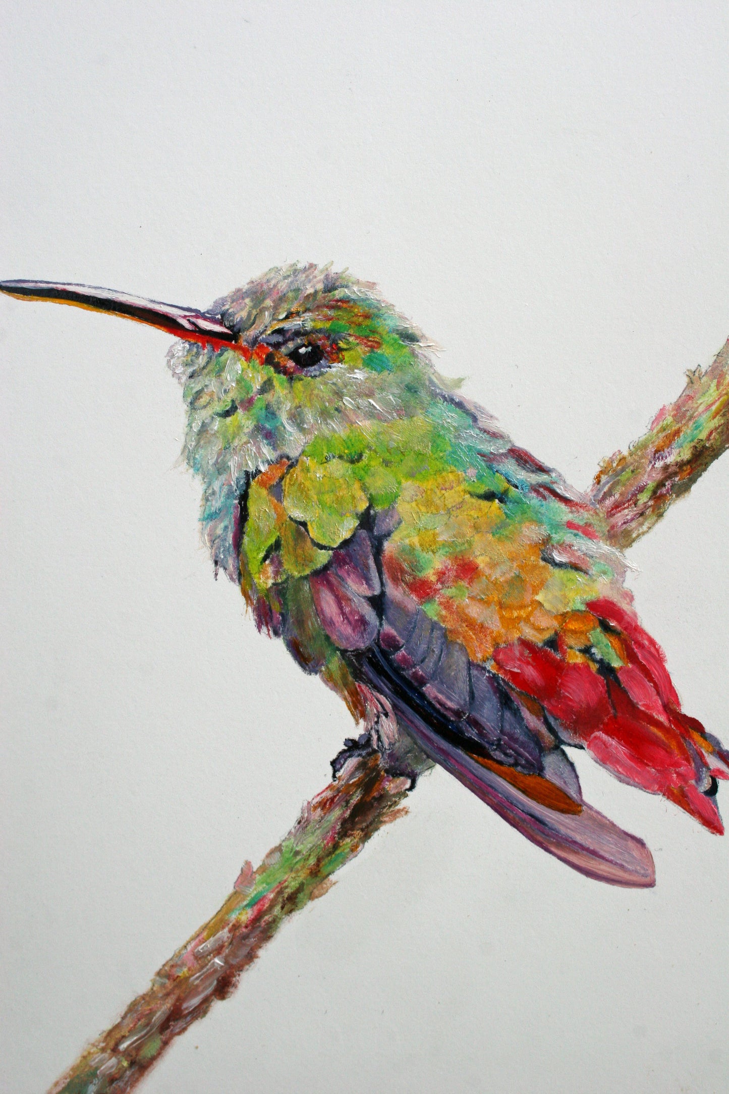 Prints available ***original SOLD*** Rainbow II - Oil 10x10