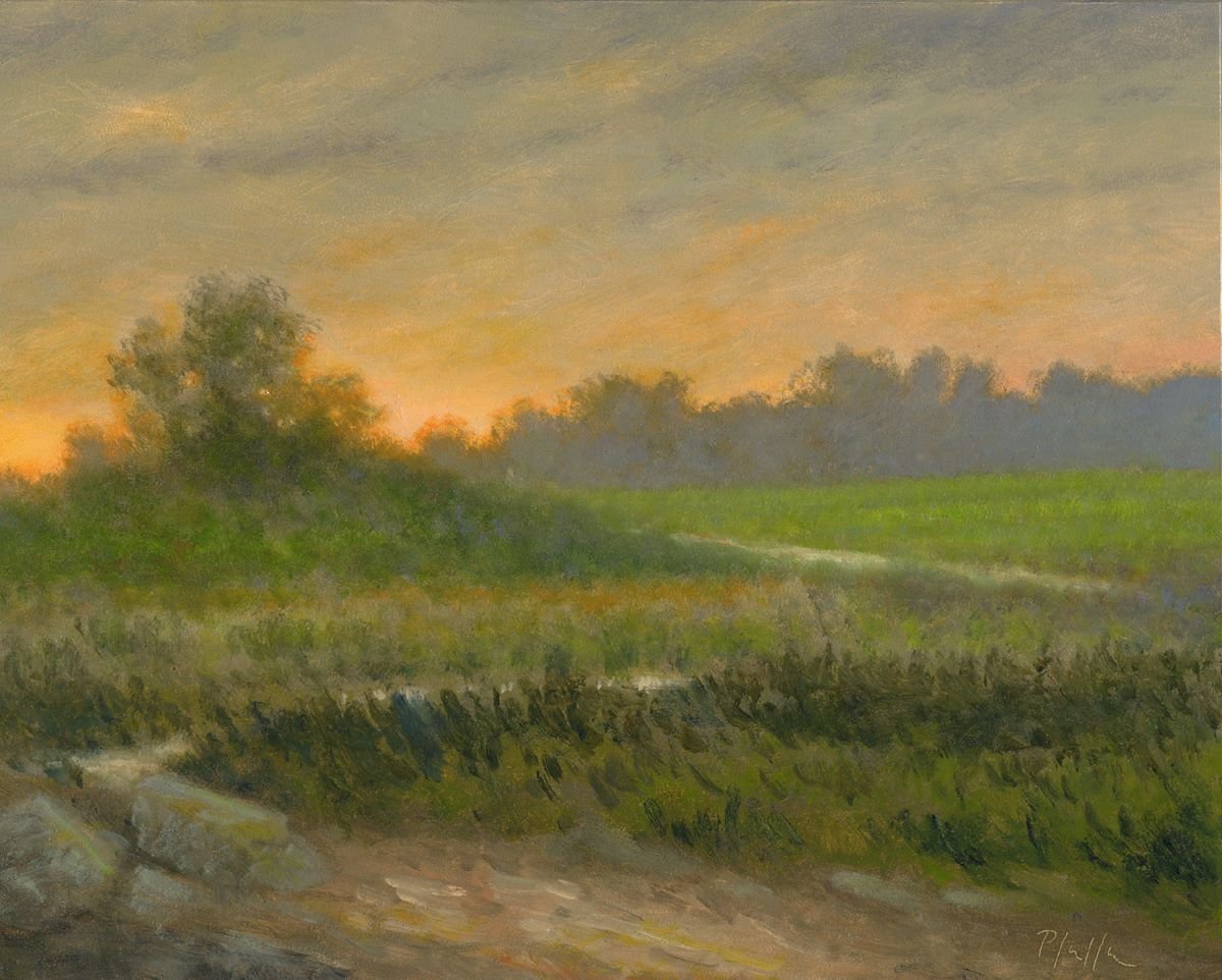 ***SOLD*** TIM PFEIFFER - Rise and Shine, oil on archival wood panel 8x10 (framed)