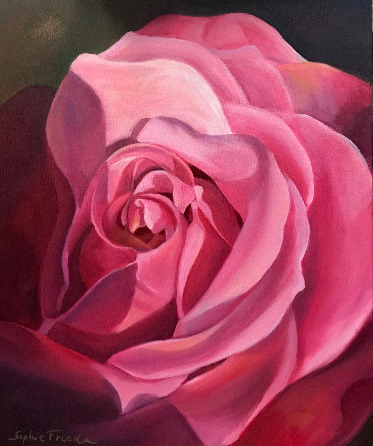 ***SOLD*** SOPHIE FRIEDA - Rosie, oil 20x24