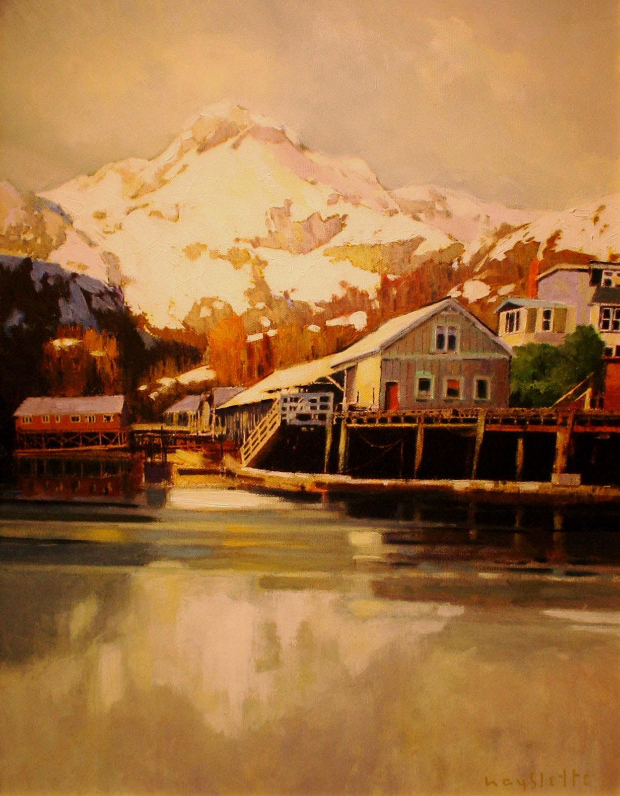 Prints available, original ***SOLD*** MAX HAYSLETTE - Rugged Coast #5 18x14