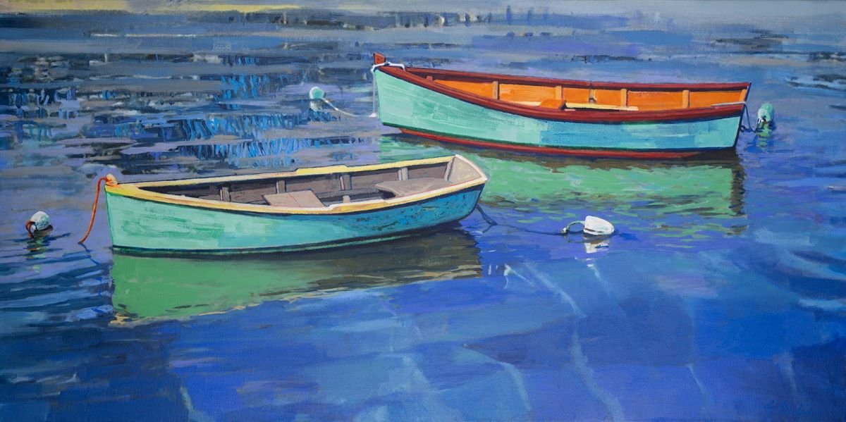 SYDNI STERLING - Salt Water Inlet, original acrylic 24x48