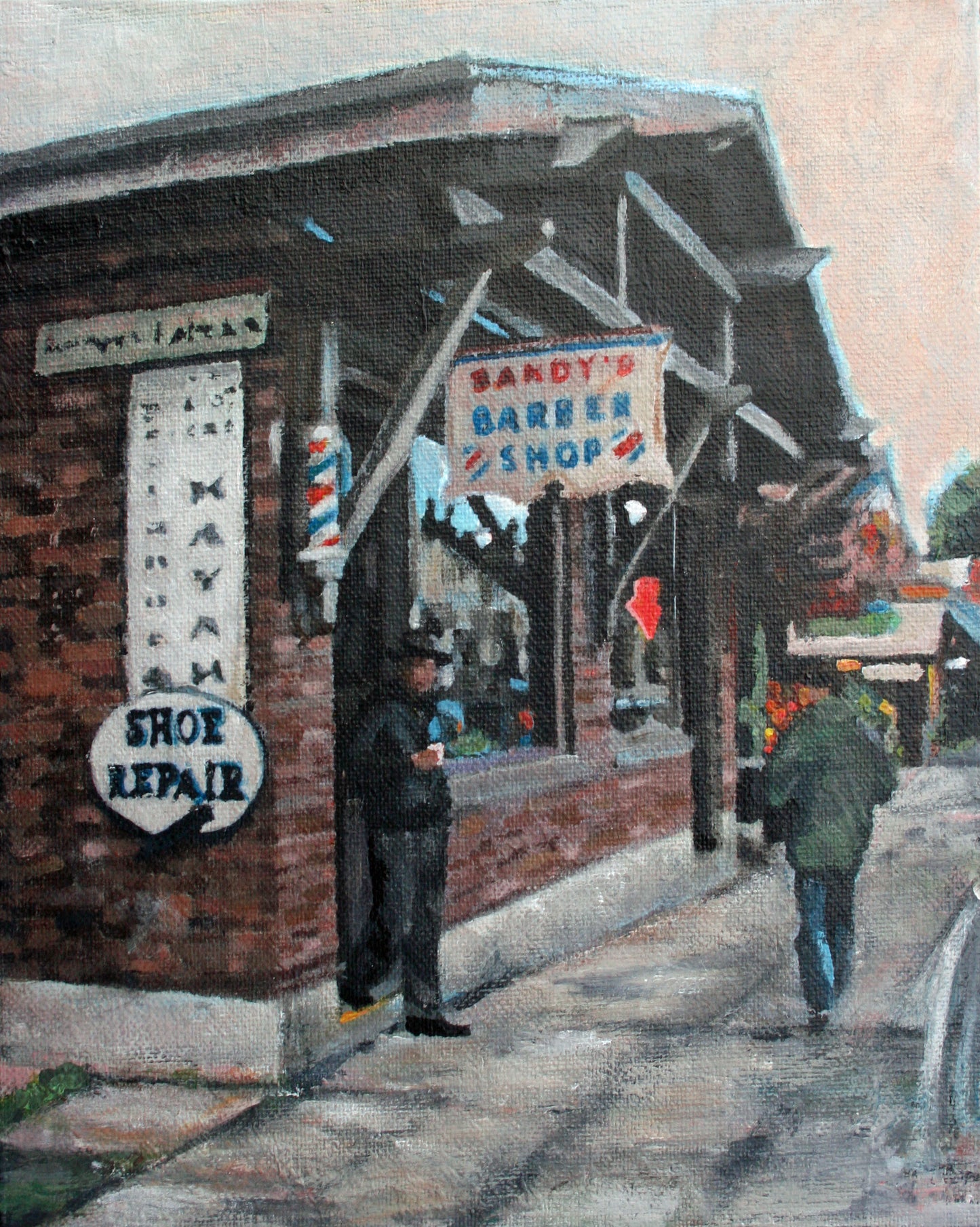 ***SOLD*** Liberty VI, encaustic/mixed media 5x5