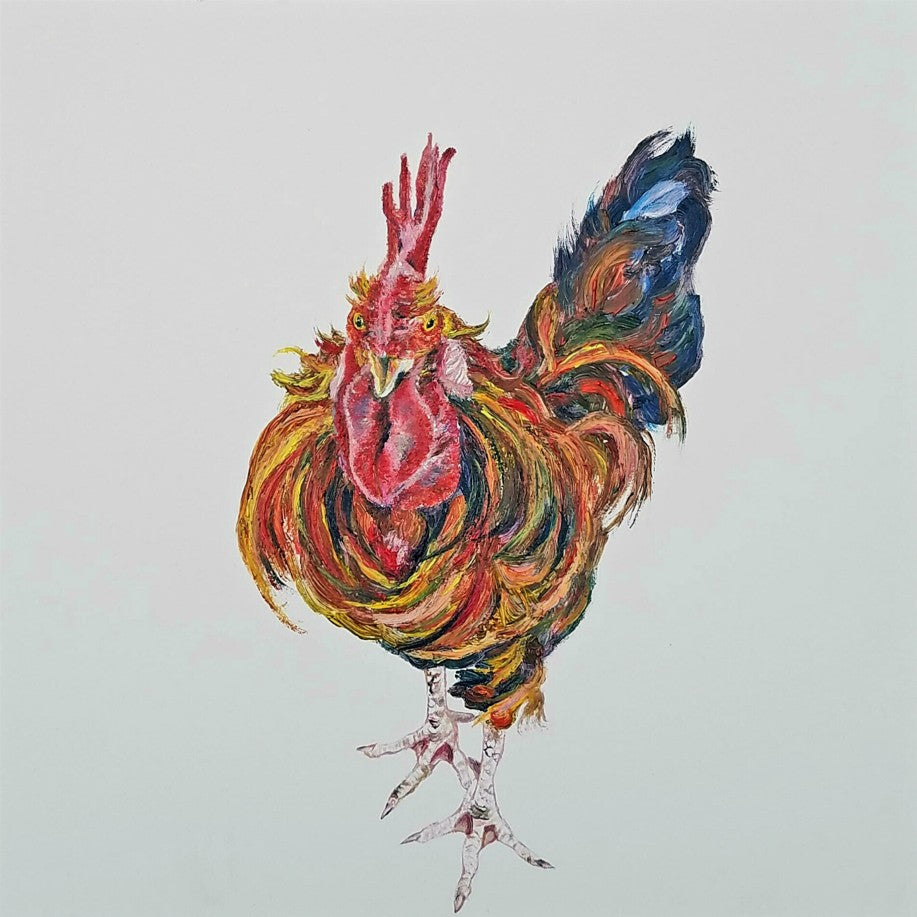 Prints available, original ***SOLD*** Sprockett - Oil 10x10