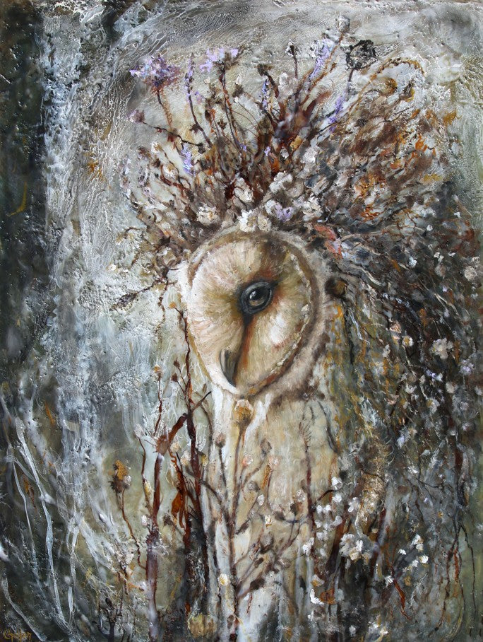 CARRIE GOLLER - Artemis (Floriferous Series) Print, Original Size 24 x 18