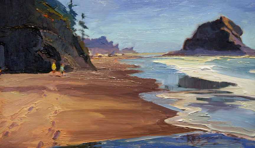 ROBIN WEISS - Second Beach - Oil - 6 x 10