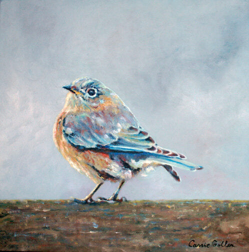 Prints available, original ***SOLD***  CARRIE GOLLER - Serenity, oil on canvas 16x16