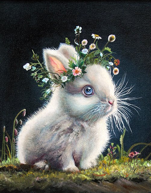 CARRIE GOLLER - Shalimar (Floriferous Series), Print, Original size 14x11 (Oil)