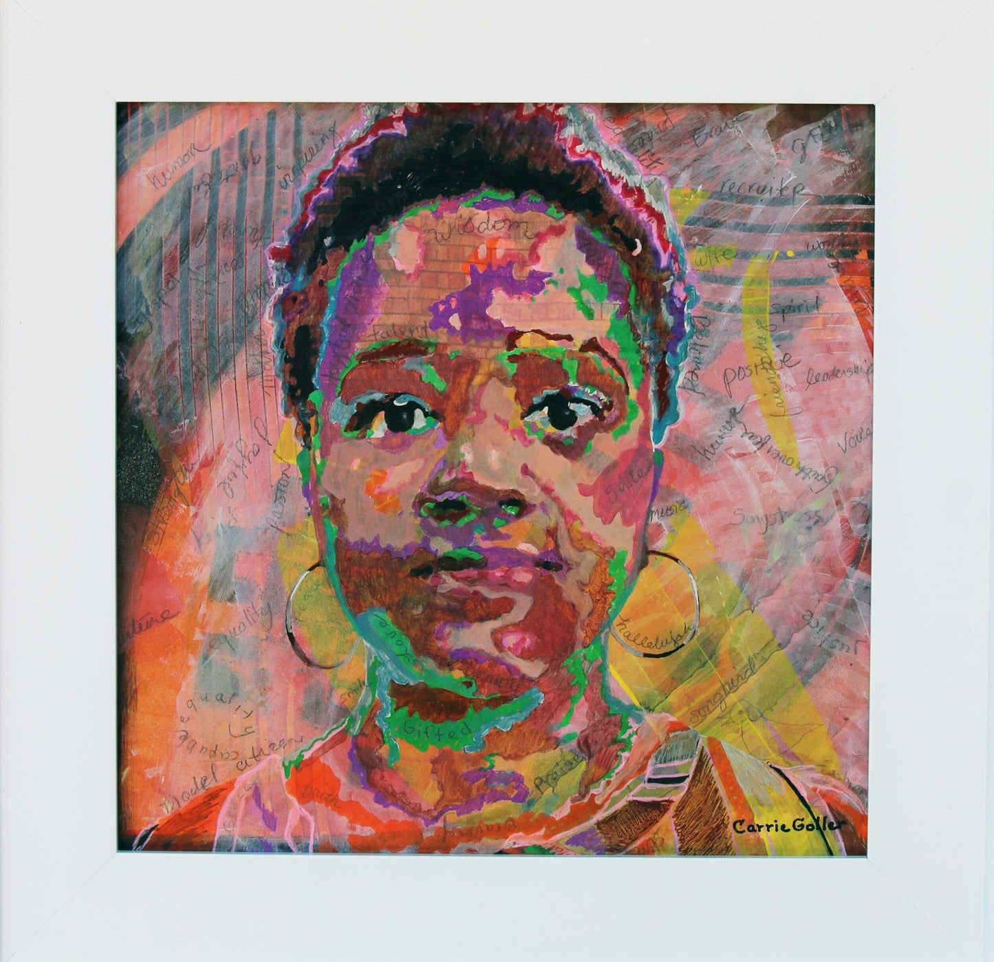 Custom: Abstracted People Portraits by Carrie Goller