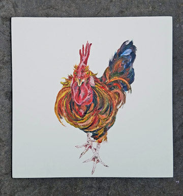 Prints available, original ***SOLD*** Sprockett - Oil 10x10