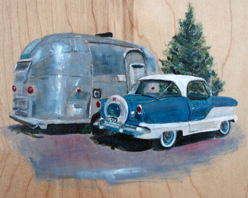 CARRIE GOLLER PRINTS - IMPRESSSIONIST - STELLA & MINNIE (original acrylic) 8X10 Print