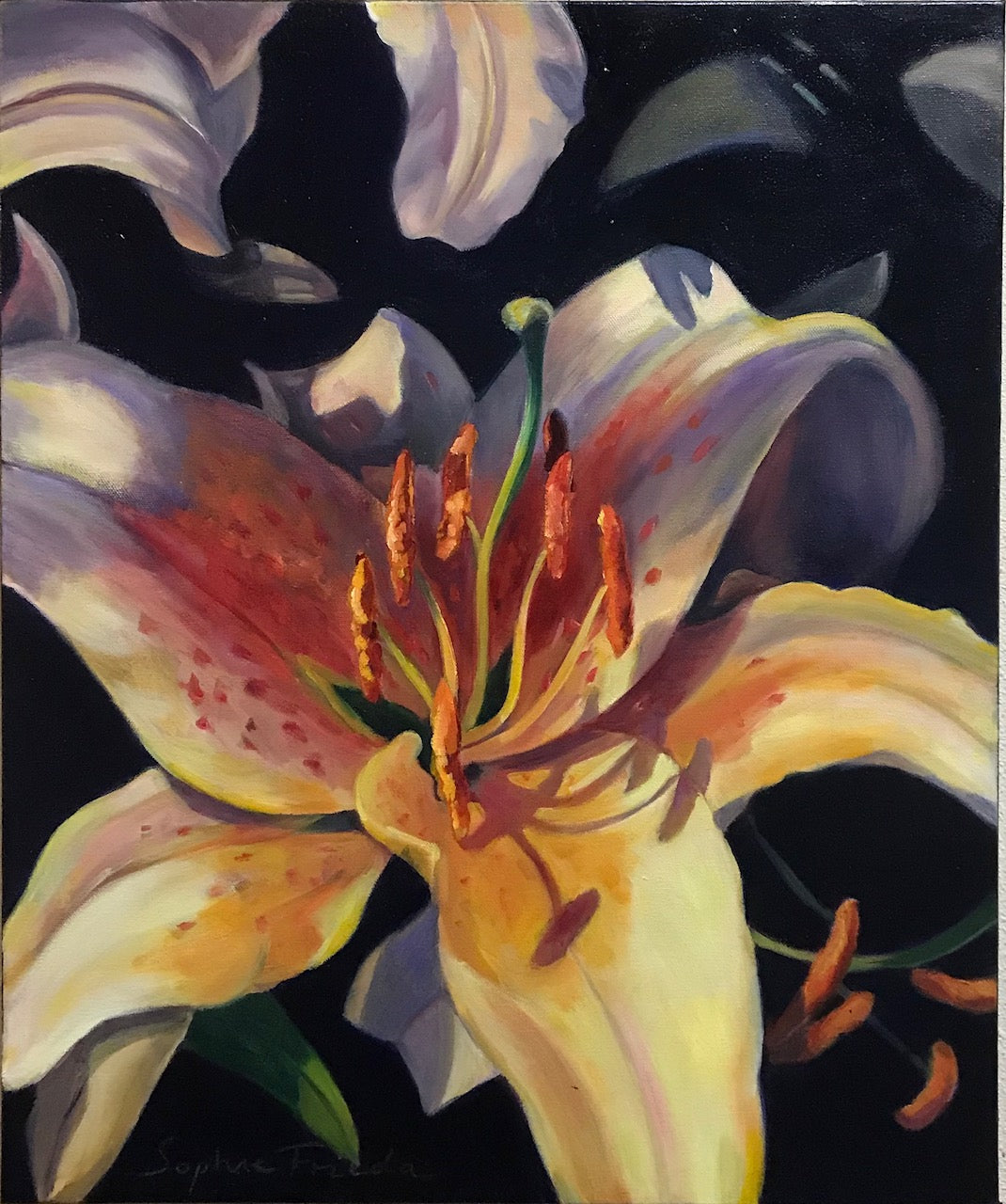 ***SOLD*** SOPHIE FRIEDA - Stellar - Oil on Gallery Wrapped Canvas - 24 x 20 x 1.5