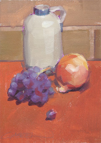 GABRIEL LIPPER - Still Life Study, oil 5x7