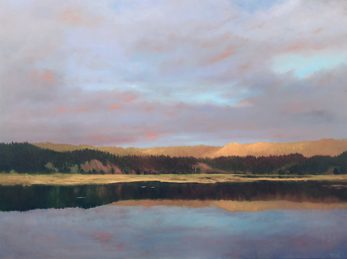 TIM PFEIFFER - Sunkissed, oil on gallery wrapped canvas, 30x40 (framed)