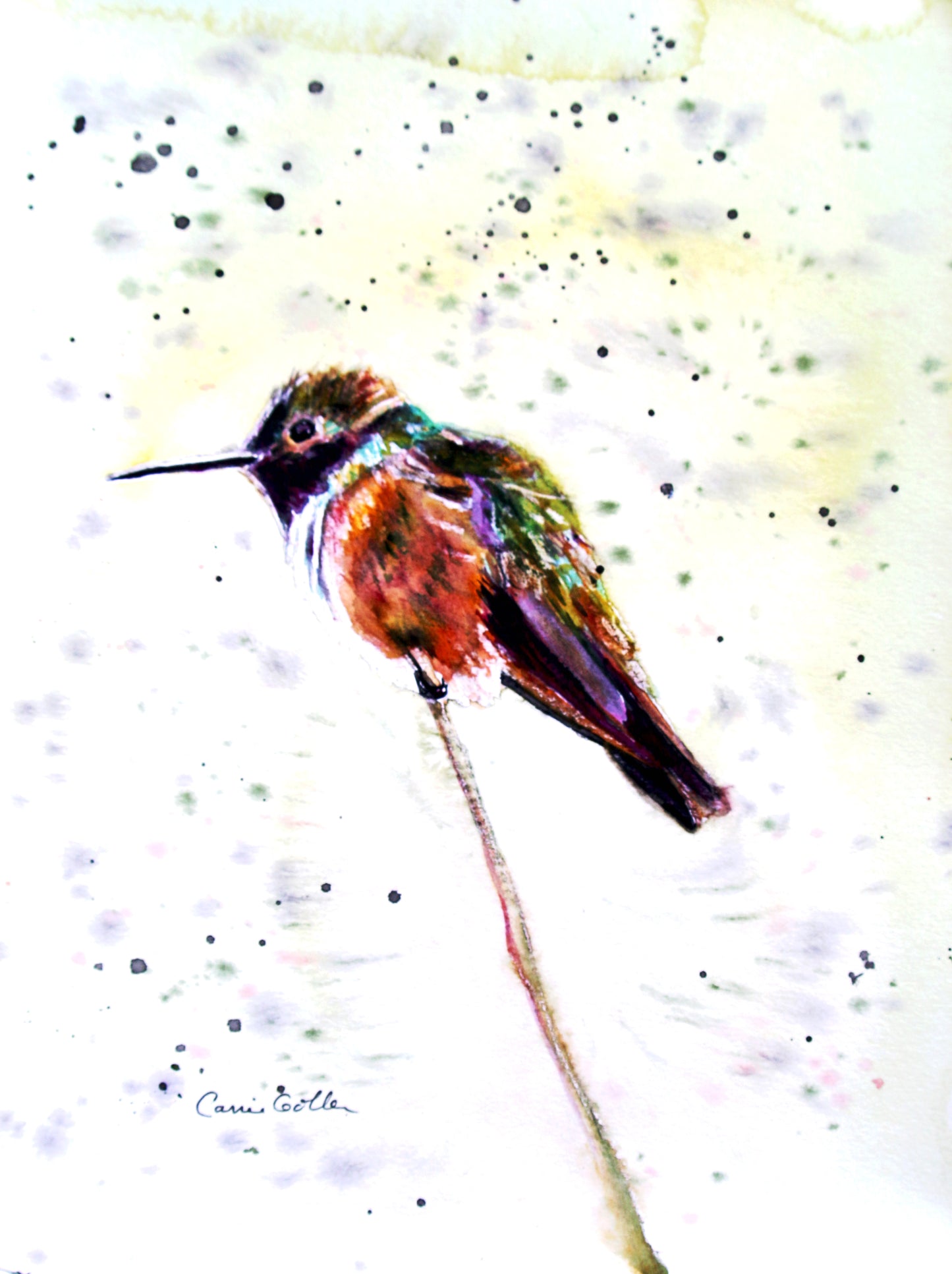 Sunlit - Watercolor original 12x9