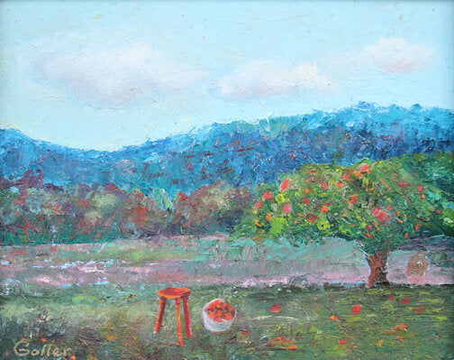 *** SOLD *** Carrie Goller - Talcott Ranch - Oil - 8x10