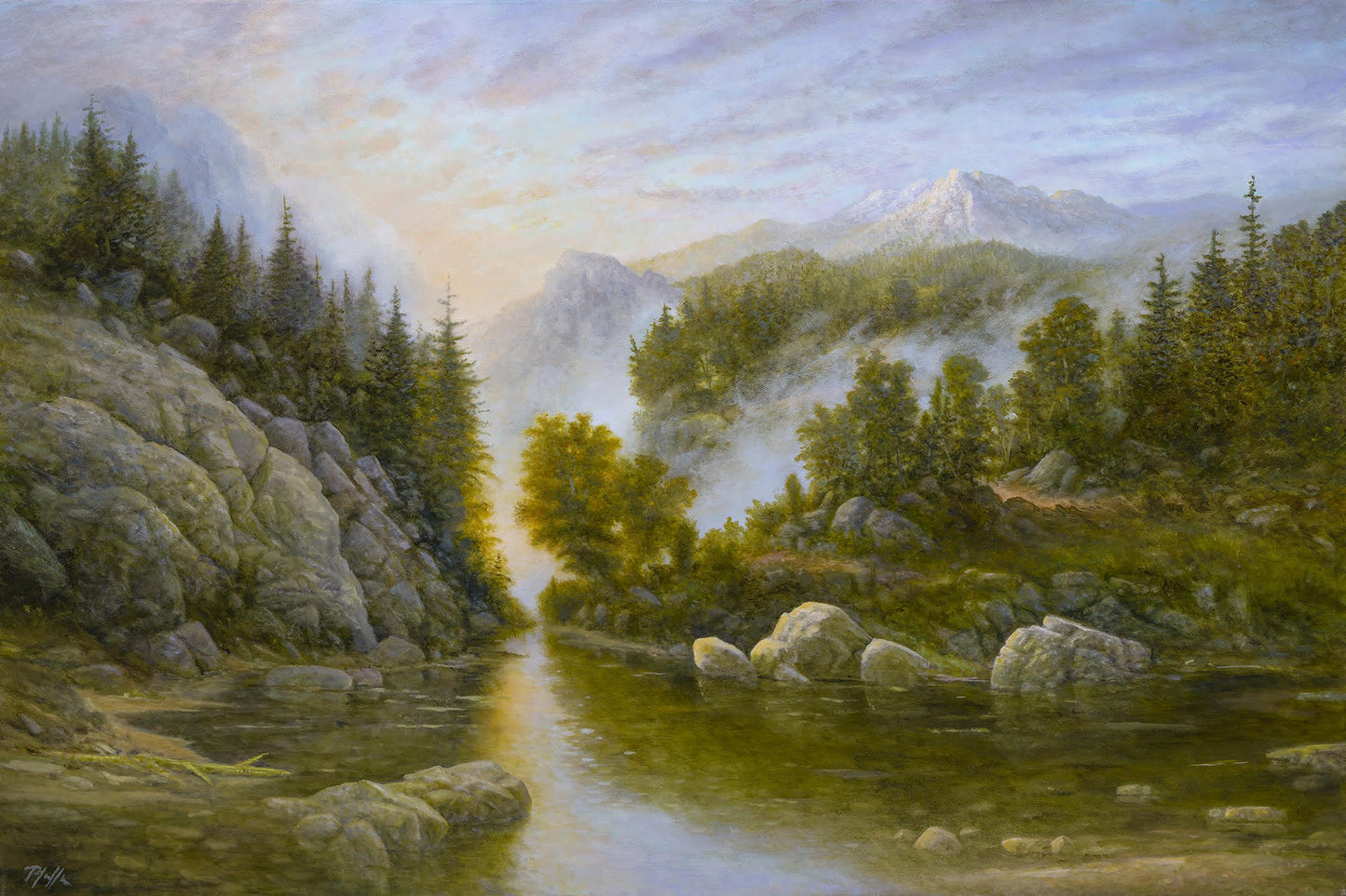 ***SOLD*** TIM PFEIFFER -The Allure, oil (framed) 24x36