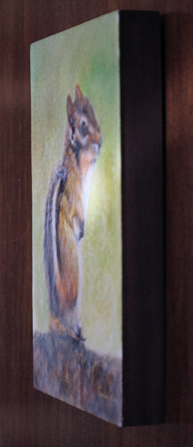 Carrie Goller - Thelonius, encaustic/watercolor 14x11 ***At Abend Gallery, Denver, CO please inquire at (303) 355-0950***