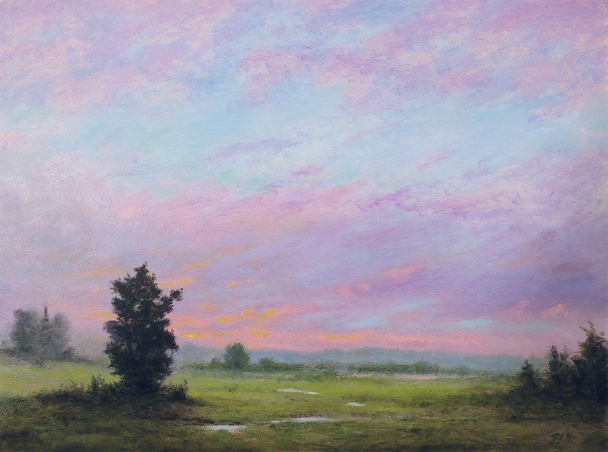 ***SOLD*** TIM PFEIFFER - Thoughts of Spring, oil 18x24 (framed)