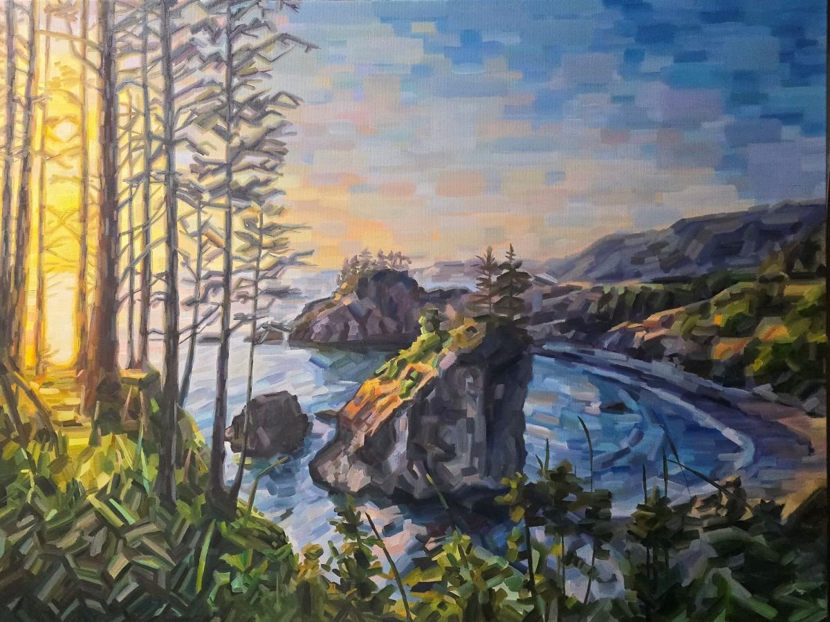 ***SOLD*** Jody Yashenko - Thunder Rock Cove, Original Oil on gallery wrapped canvas, 30x40