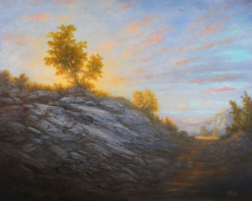 TIM PFEIFFER - Sunset, oil (framed) 16x20