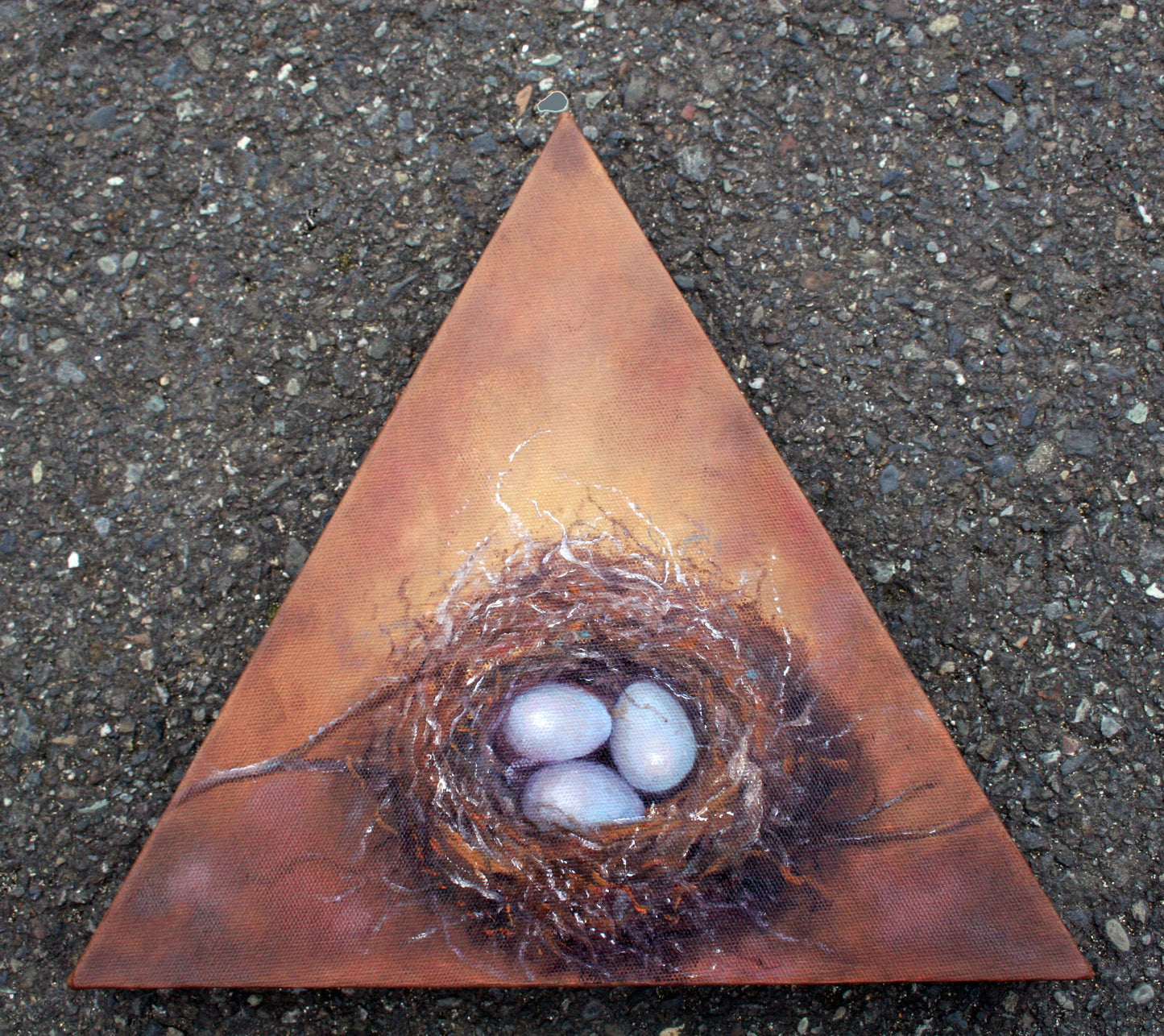 ***SOLD*** Mossack - Encaustic/Mixed Media - 12x12