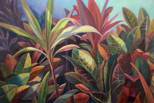 SOPHIE FRIEDA - Tropical Escapade, oil  24x36