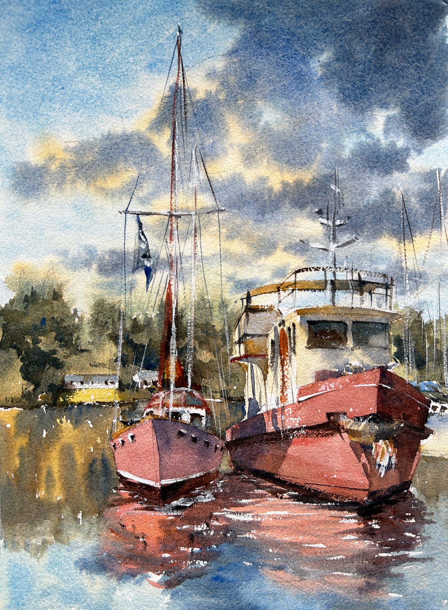 Custom: Home and Boat Portraits by Ina Xi