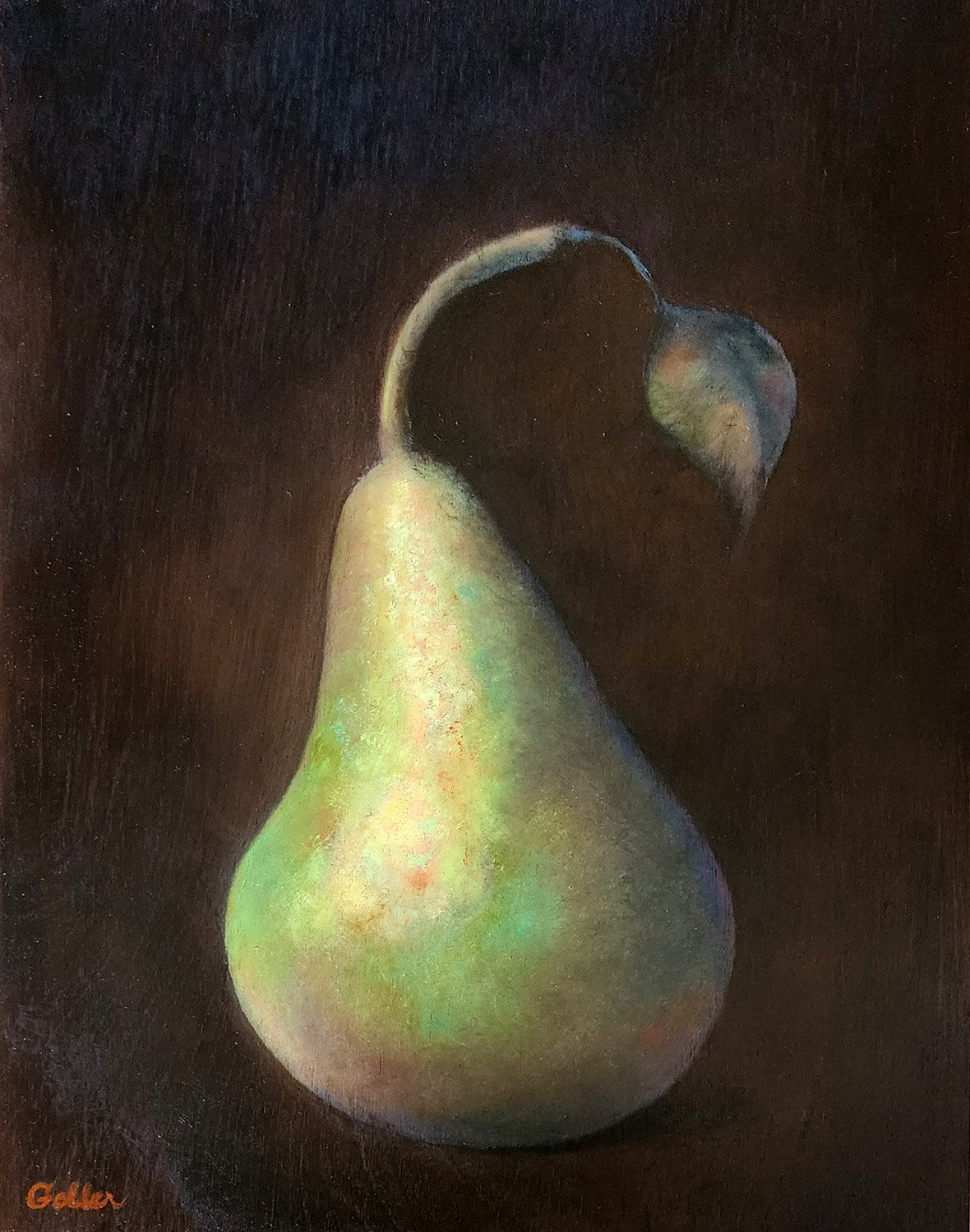 Prints available, original ***SOLD*** Carrie Goller - Verde, Oil 14x11