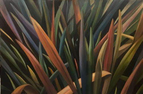 SOPHIE FRIEDA - Vibrant, oil on canvas 24x36