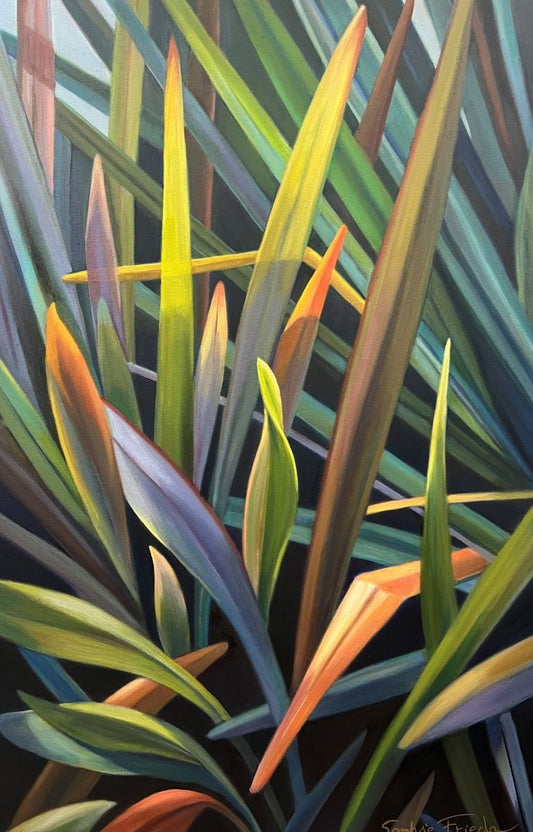 SOPHIE FRIEDA - Vivacity, oil on canvas 24x36