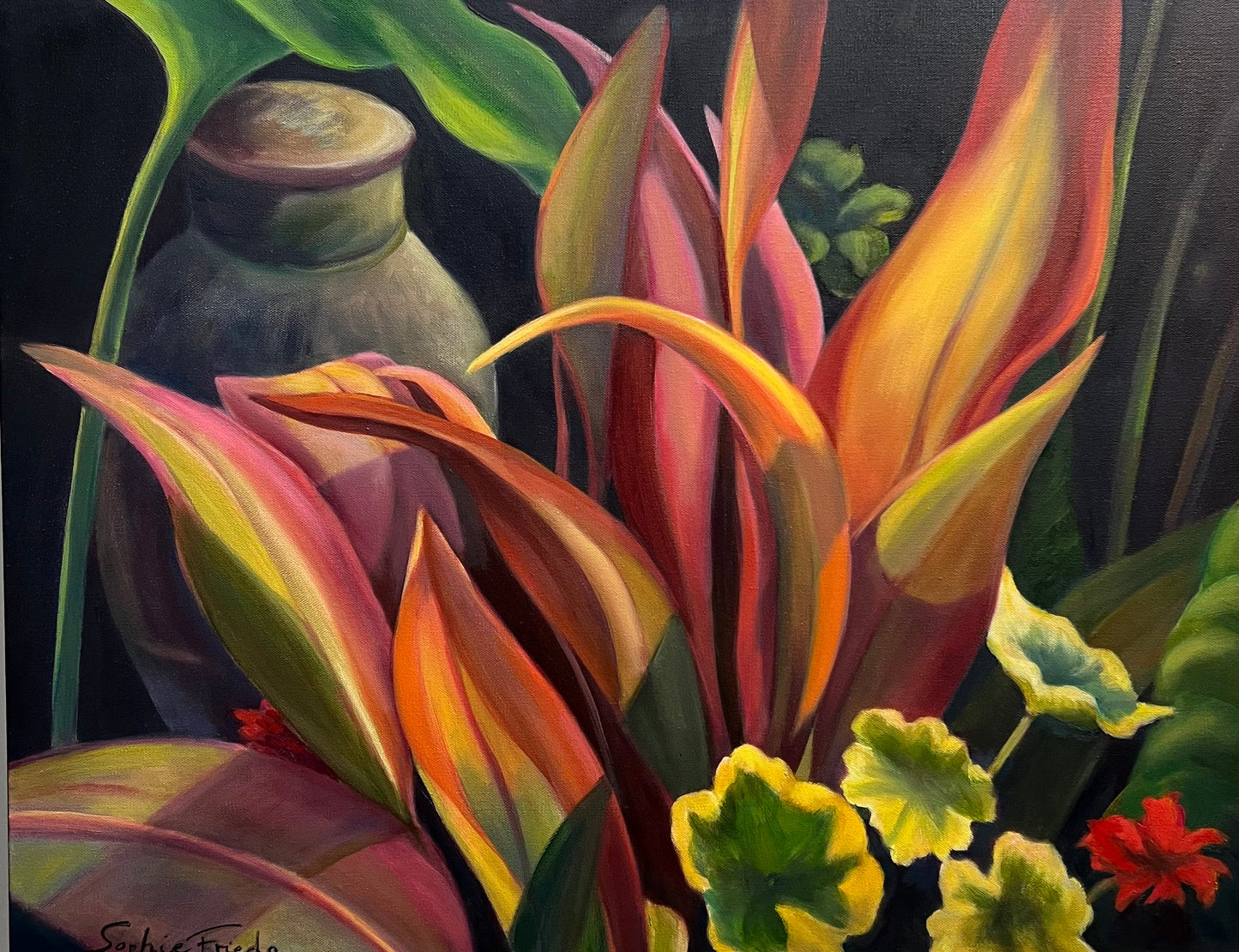 SOPHIE FREIDA - ZEN GARDEN  - Oil 24x30