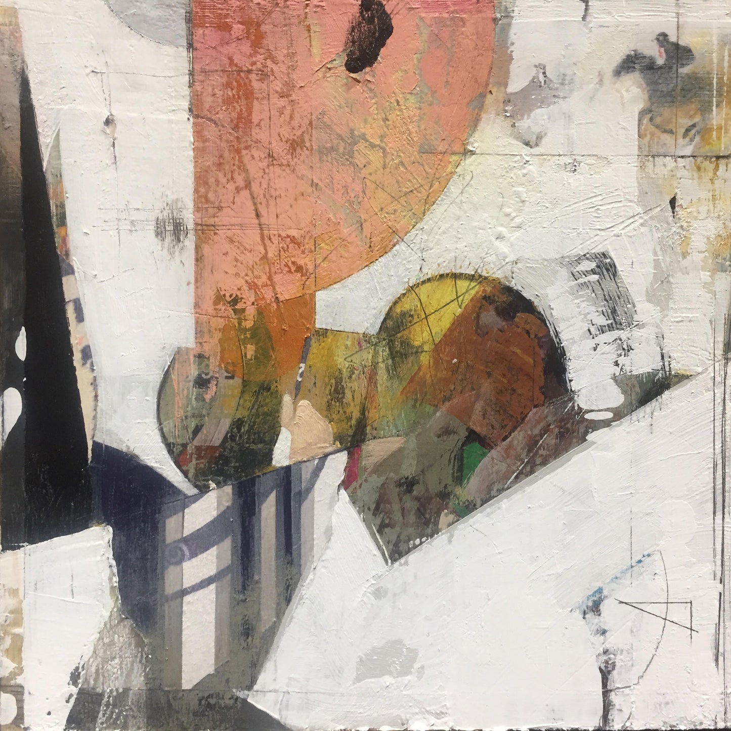 Gabriel Lipper - Abstract #1 - Mixed Media on Panel - 12x12