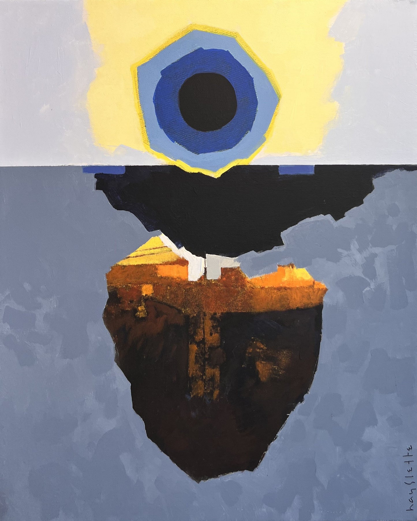 ***SOLD***MAX HAYSLETTE - Aztec Gold, HMAC 2005 20X16