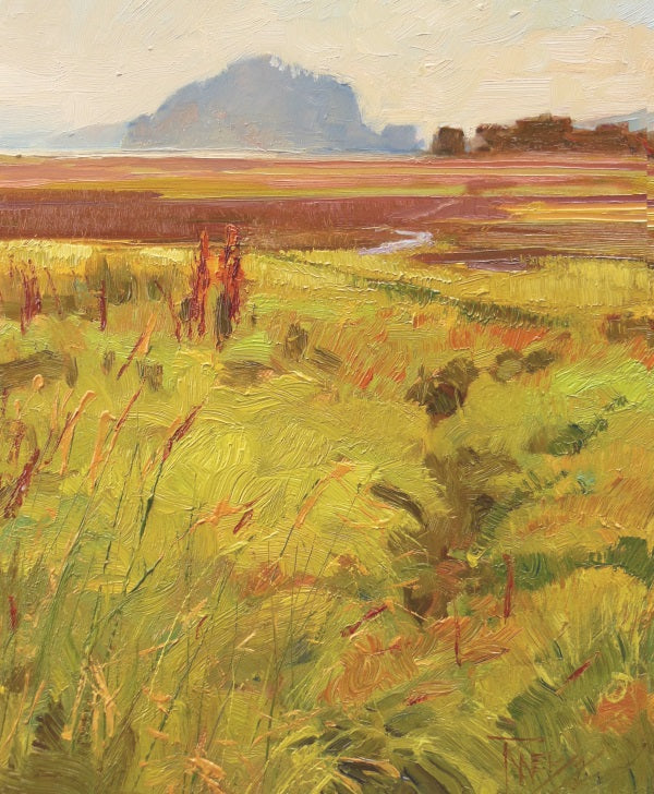 ROBIN WEISS Trail to Goat Isand - Oil - 8 x 10