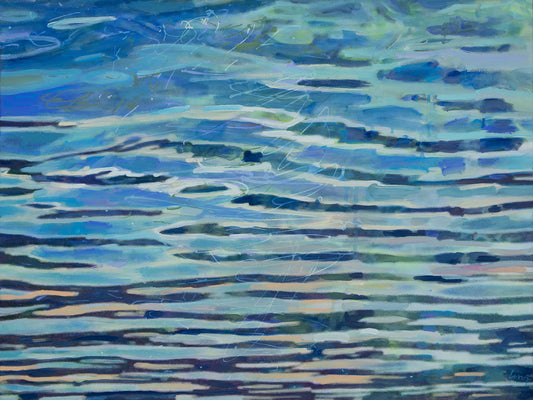 SYDNI STERLING - Against the Current, 18Hx24”W, original acrylic on canvas, gallery wrapped