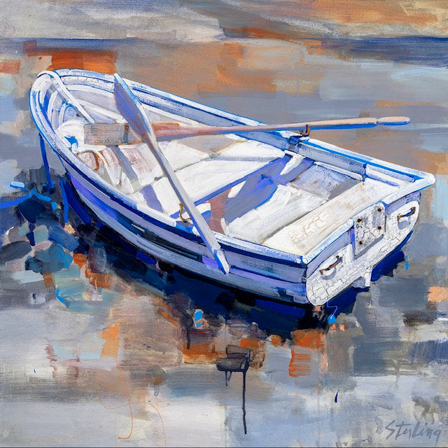 Prints available, original***SOLD***SYDNI STERLING - Sunstroke, Original acrylic on canvas, 24x24
