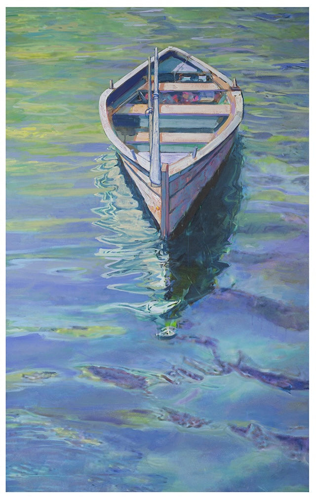 SYDNI STERLING - Coastal Lullaby Triptych, Acrylic on Gallery Wrapped Canvas, 48 x 90