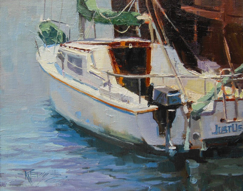 ***SOLD***ROBIN WEISS Just Us - Oil - 8 x 10