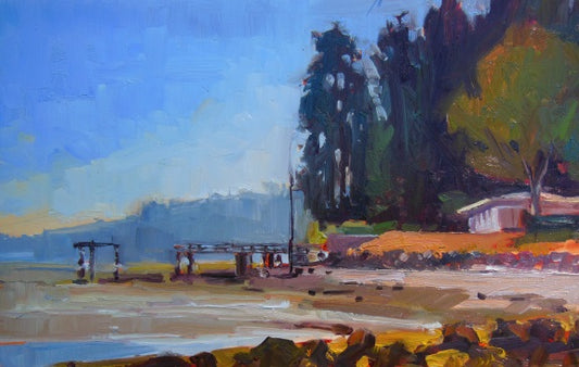 ***SOLD***ROBIN WEISS Low Tide - Oil - 9x14
