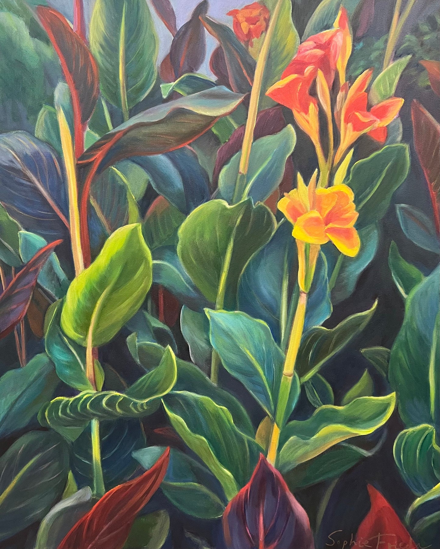DONATED TO BIMA AUCTION 2024 SOPHIE FRIEDA - Mystique, Oil on canvas 24x30