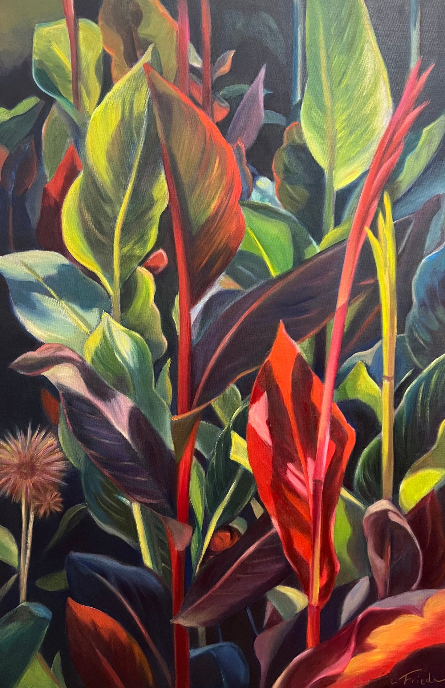 ***SOLD***SOPHIE FRIEDA - Mystique V, Oil on canvas 24x36