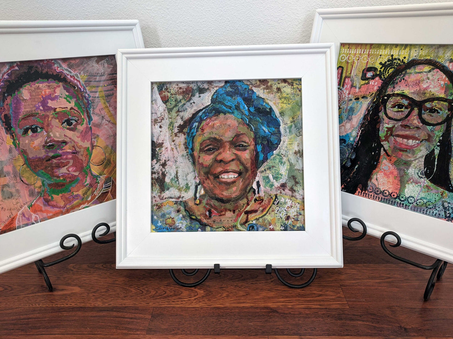 Custom: Abstracted People Portraits by Carrie Goller