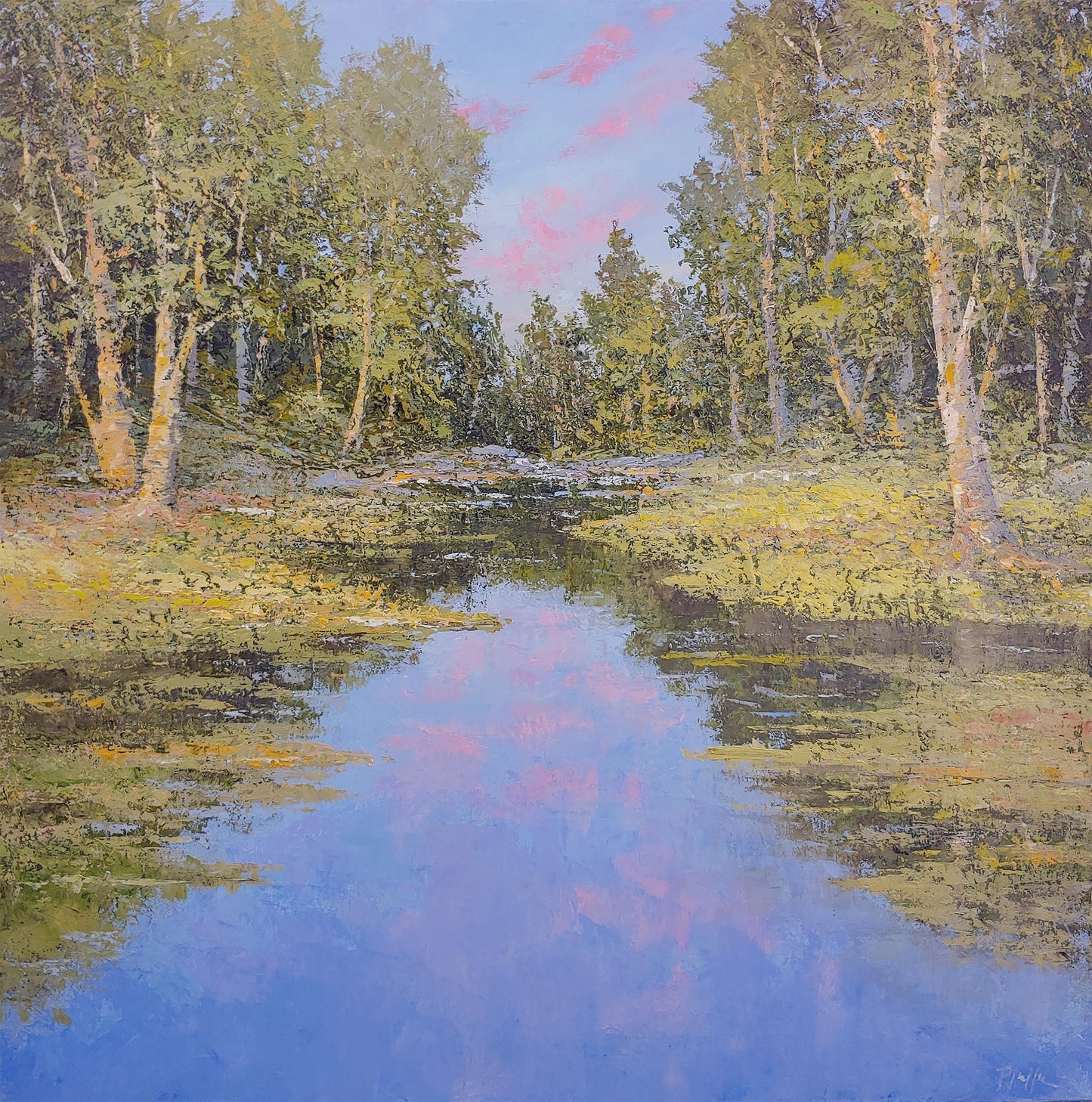 TIM PFEIFFER - Somewhere Special, oil 24x24 (framed)