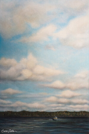 CARRIE GOLLER PRINTS - SEA, CITY, LANDSCAPES - FROM MY STUDIO original oil, 36x24