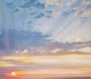 CARRIE GOLLER PRINTS - SEA, CITY, LANDSCAPES - MORNING GLORY original oil, 26x30