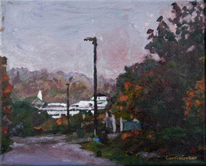 CARRIE GOLLER  PRINTS - IMPRESSIONIST - GLIMPSE   original mixed media, 8x10