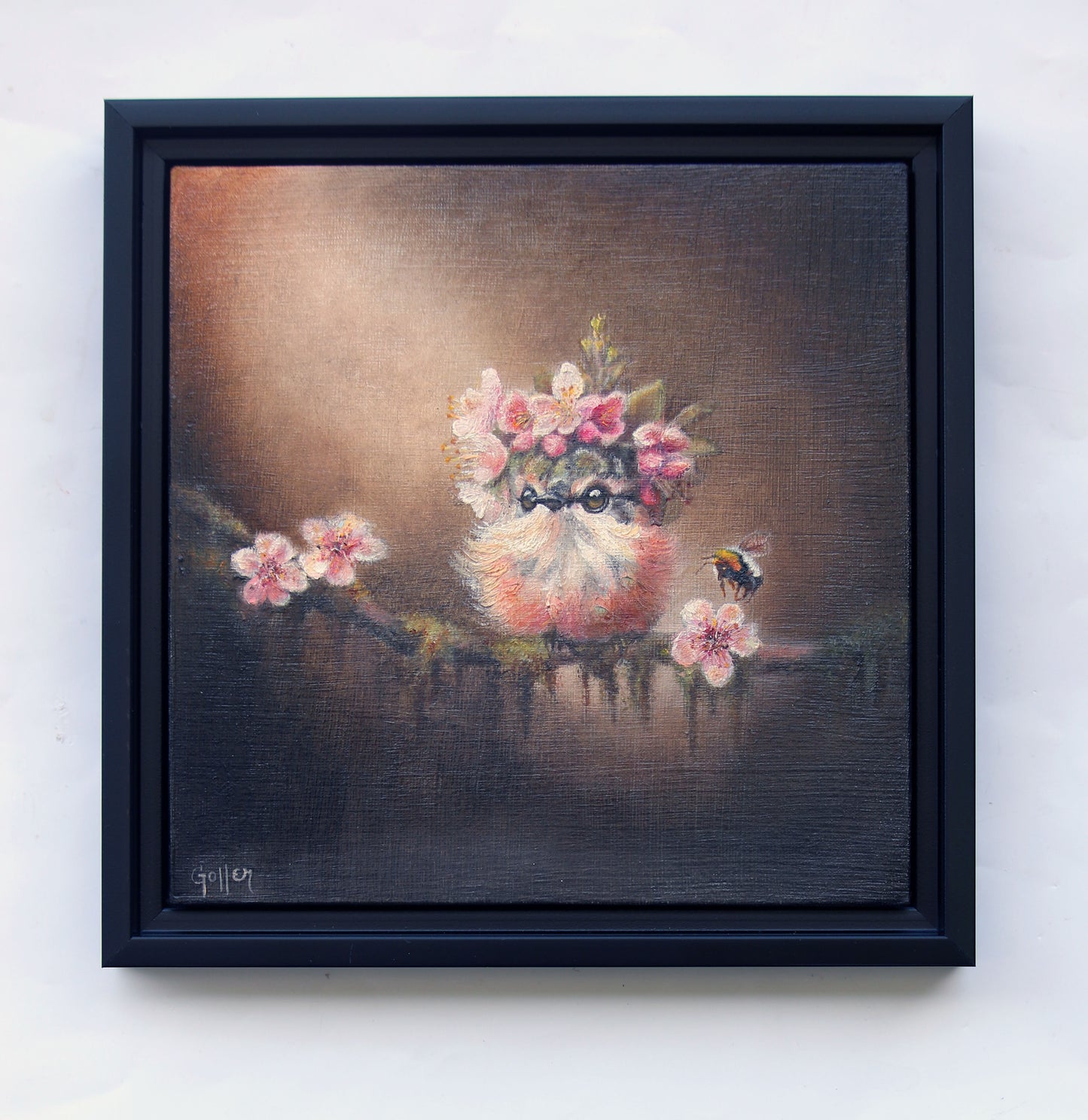 CARRIE GOLLER -  Chérie, Floriferous Hummingbird, Original Available at Signet Contemporary Art, London for AAF Austin, TX***