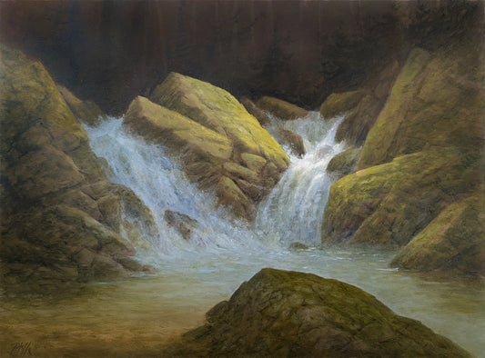 TIM PFEIFFER - Convergence, oil, 18" x 24" (framed)