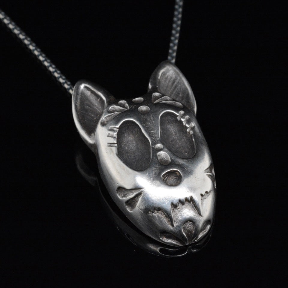 Jody Lyle -  Dia de los Muertos Cat Pendant, #3331