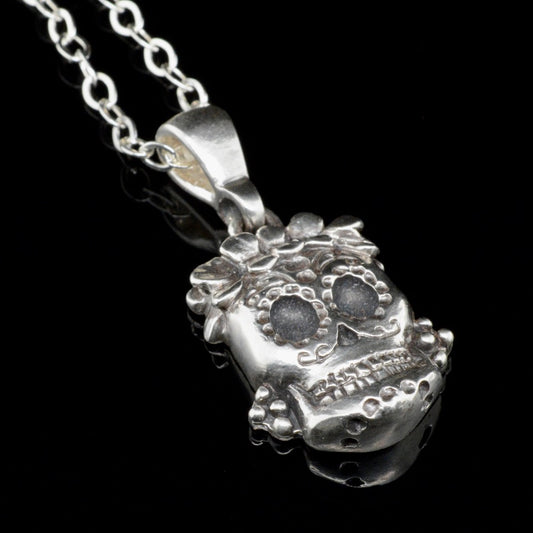 Jody Lyle -  Medium Sugar Skull Pendant #3926
